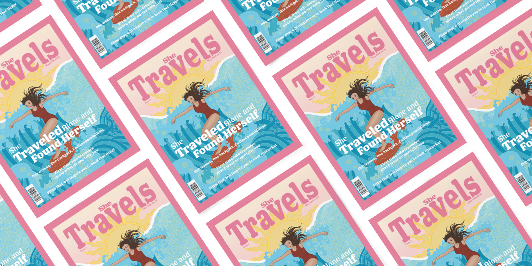 Editorial work — magazine mockup